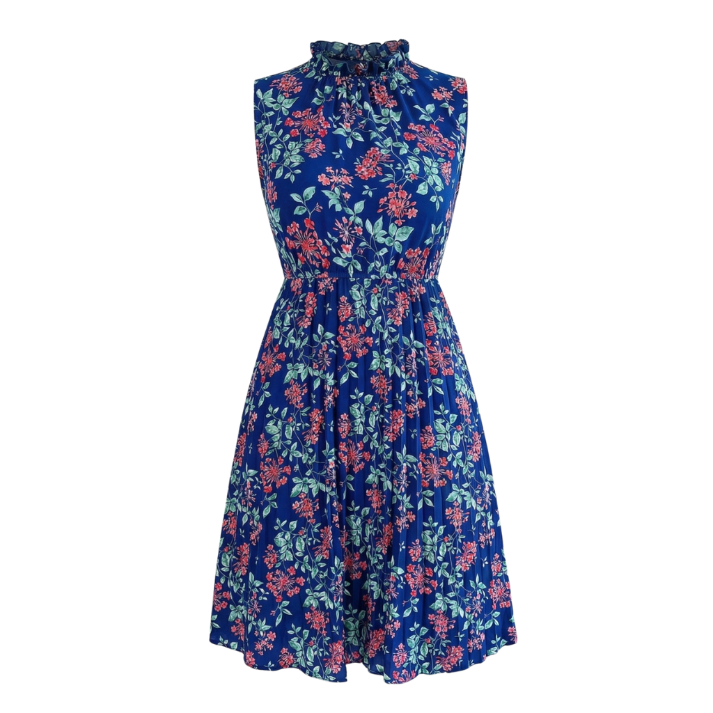 Chloe | Pleated Floral Sundress