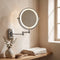 Lighted Wall-Mounted Magnifying Makeup Mirror