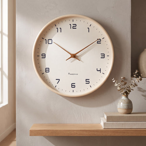 Scandinavian Minimalist Silent Wall Clock
