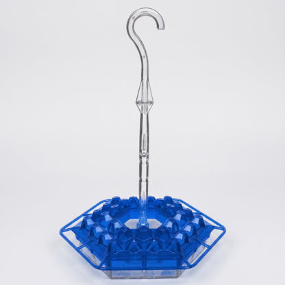 30-Port Ant-Moat Hummingbird Feeder - Blue