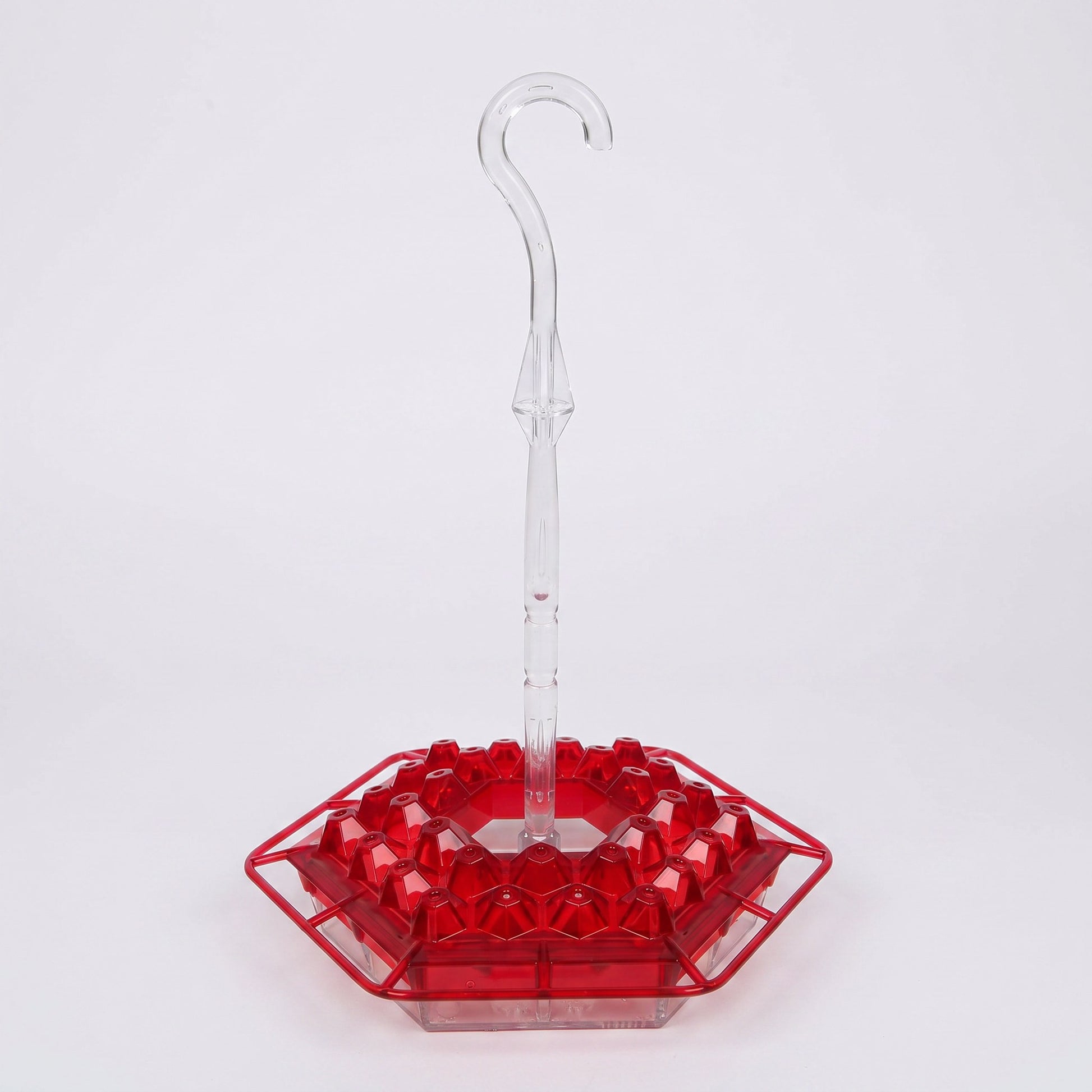 30-Port Ant-Moat Hummingbird Feeder - Red