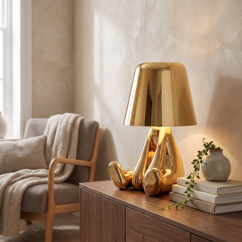 Touch-Controlled Figurine Table Lamp