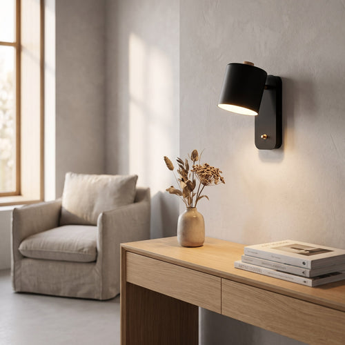 360° Rotatable Plug-In Wall Sconce