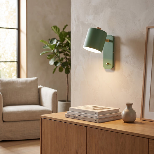 360° Rotatable Plug-In Wall Sconce - Green