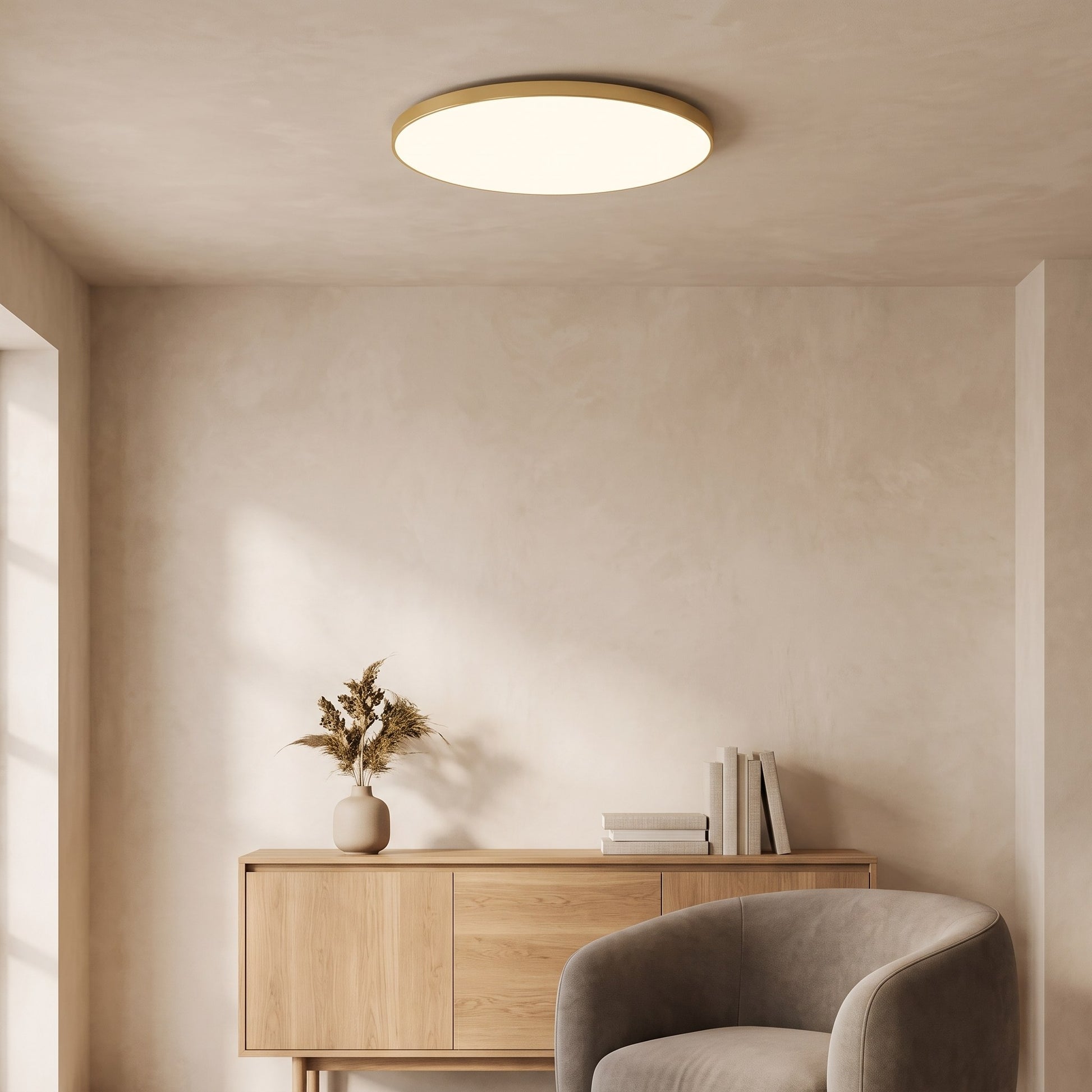 Ultra-Slim Flush Mount LED Ceiling Light