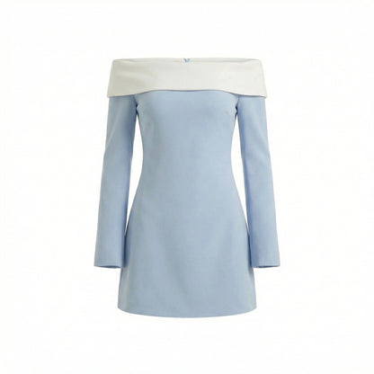 Adele | Women’s Off-Shoulder Mini Dress with Bell Sleeves