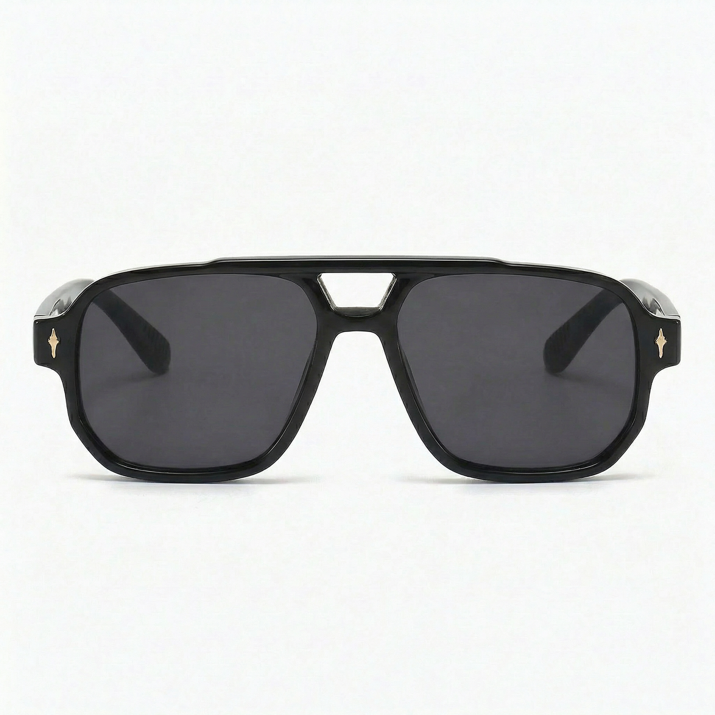 Adrien | Double-Bridge Square Sunglasses