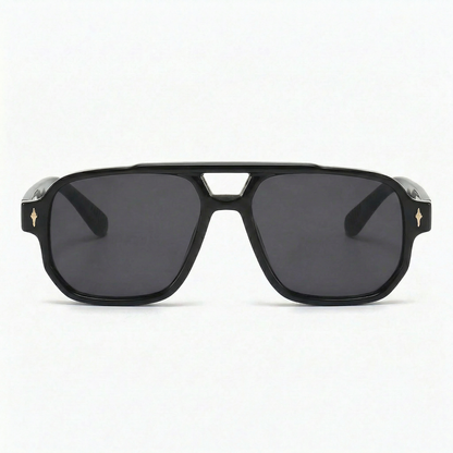 Adrien | Double-Bridge Square Sunglasses