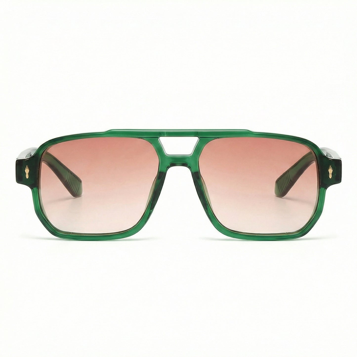 Adrien | Double-Bridge Square Sunglasses