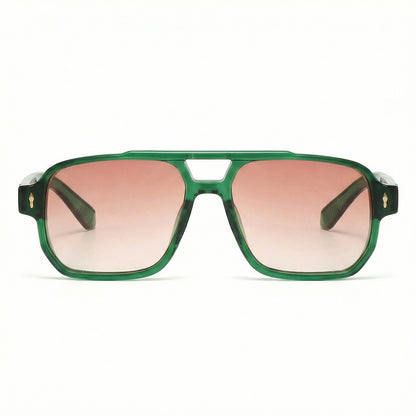 Adrien | Double-Bridge Square Sunglasses