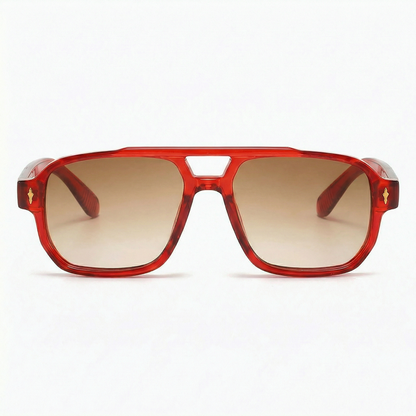 Adrien | Double-Bridge Square Sunglasses