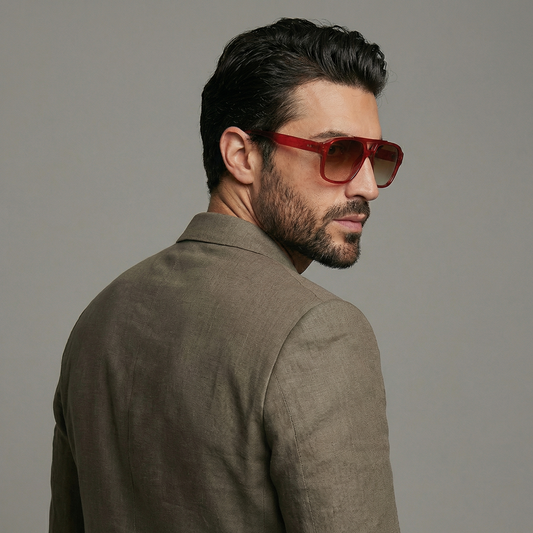 Adrien | Double-Bridge Square Sunglasses