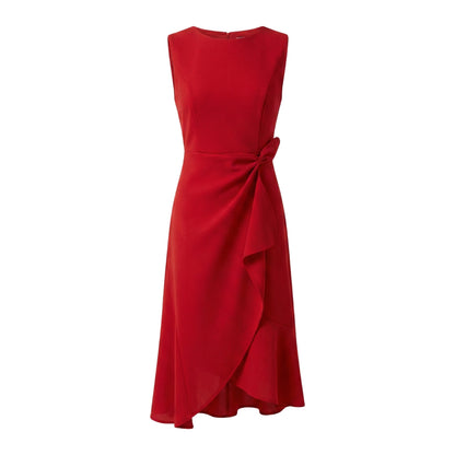 Amara Women’s Sleeveless Wrap Midi Dress
