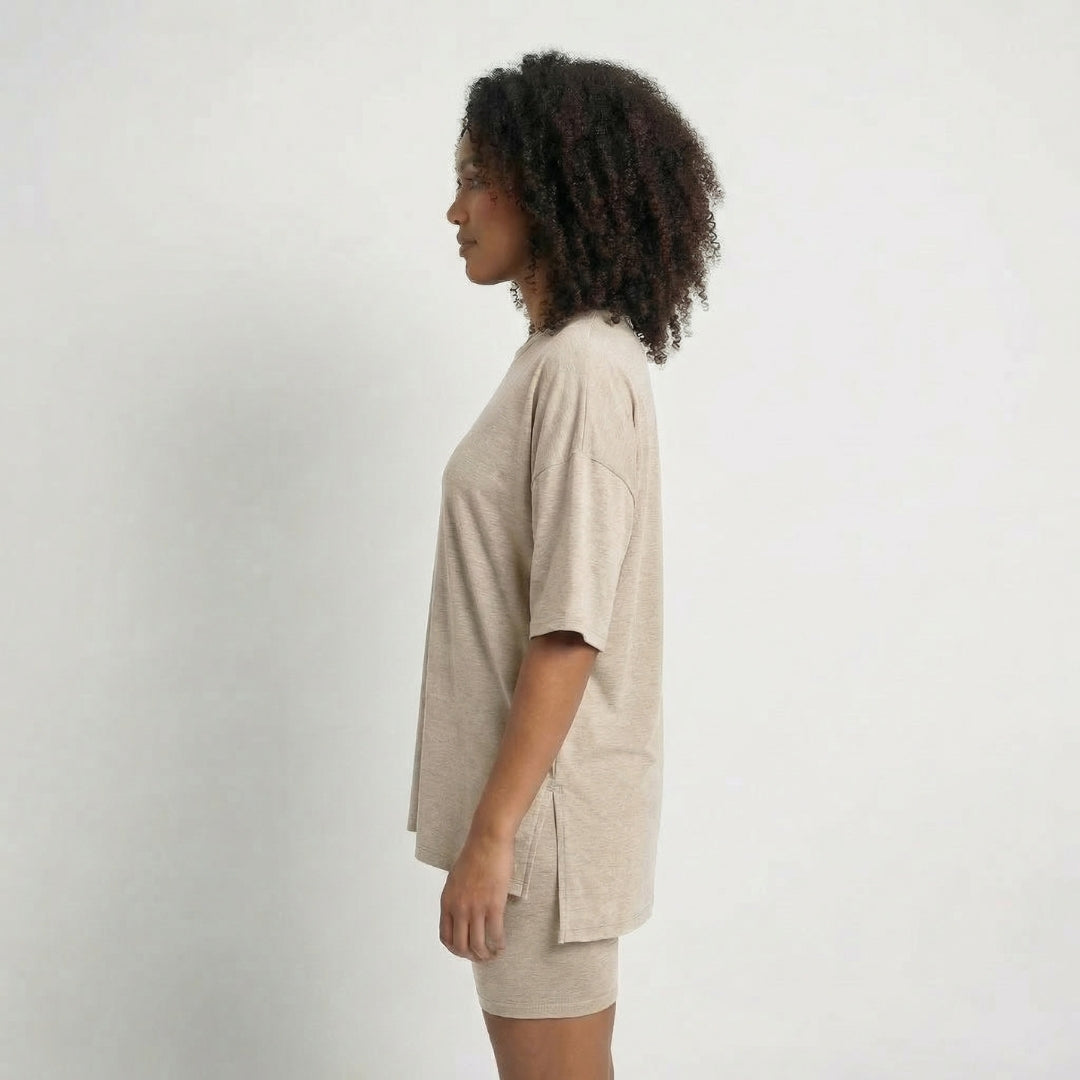 Anaïs | Women’s Viscose-Blend Lounge Set with Biker Shorts