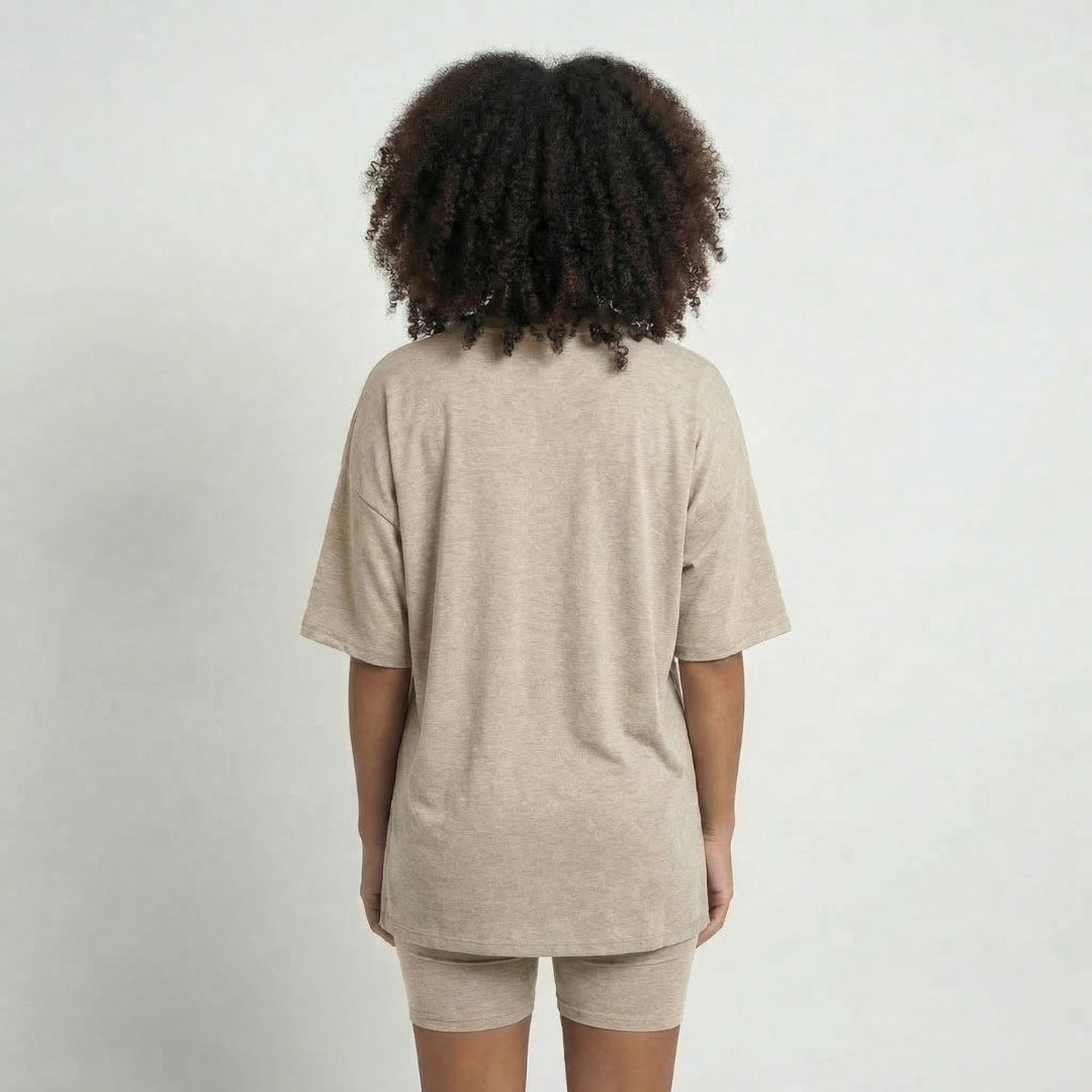 Anaïs | Women’s Viscose-Blend Lounge Set with Biker Shorts