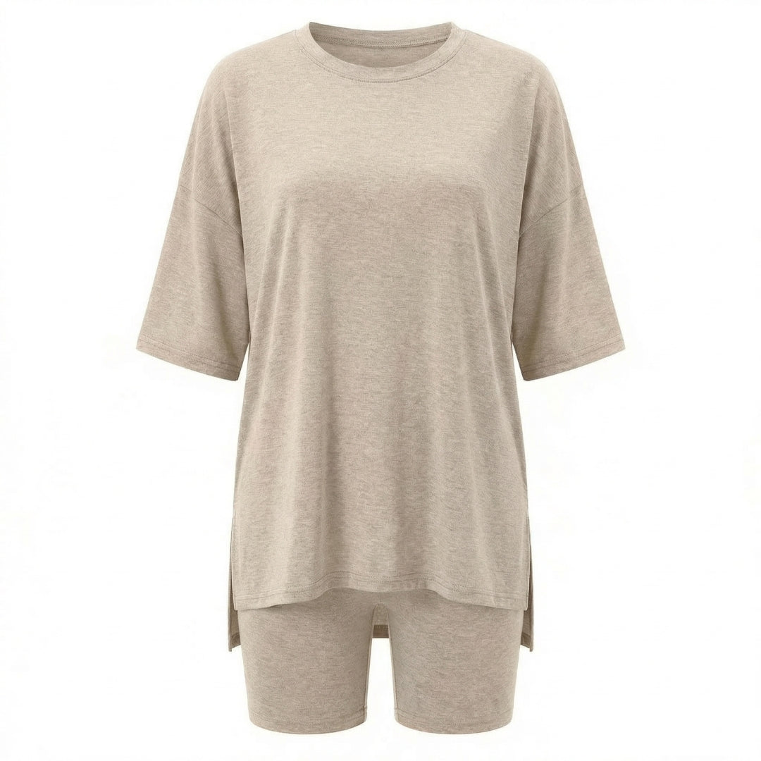 Anaïs | Women’s Viscose-Blend Lounge Set with Biker Shorts
