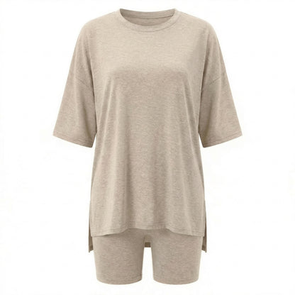 Anaïs | Women’s Viscose-Blend Lounge Set with Biker Shorts