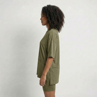 Anaïs | Women’s Viscose-Blend Lounge Set with Biker Shorts