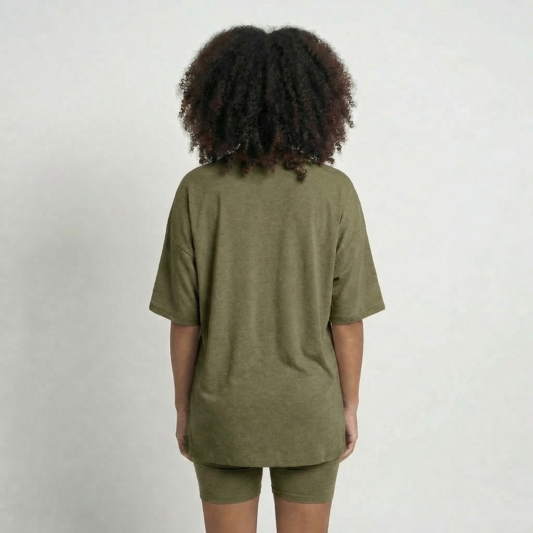 Anaïs | Women’s Viscose-Blend Lounge Set with Biker Shorts