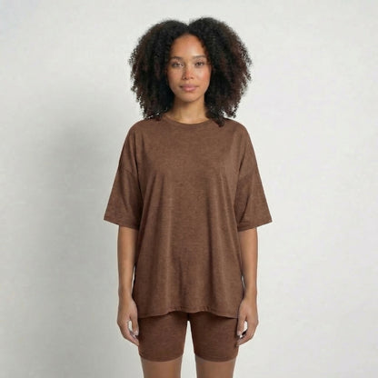 Anaïs | Women’s Viscose-Blend Lounge Set with Biker Shorts
