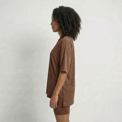 Anaïs | Women’s Viscose-Blend Lounge Set with Biker Shorts