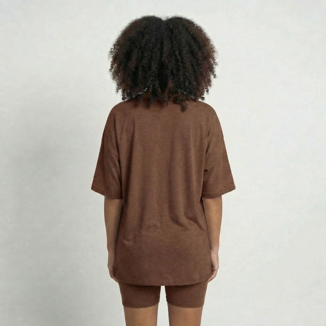 Anaïs | Women’s Viscose-Blend Lounge Set with Biker Shorts