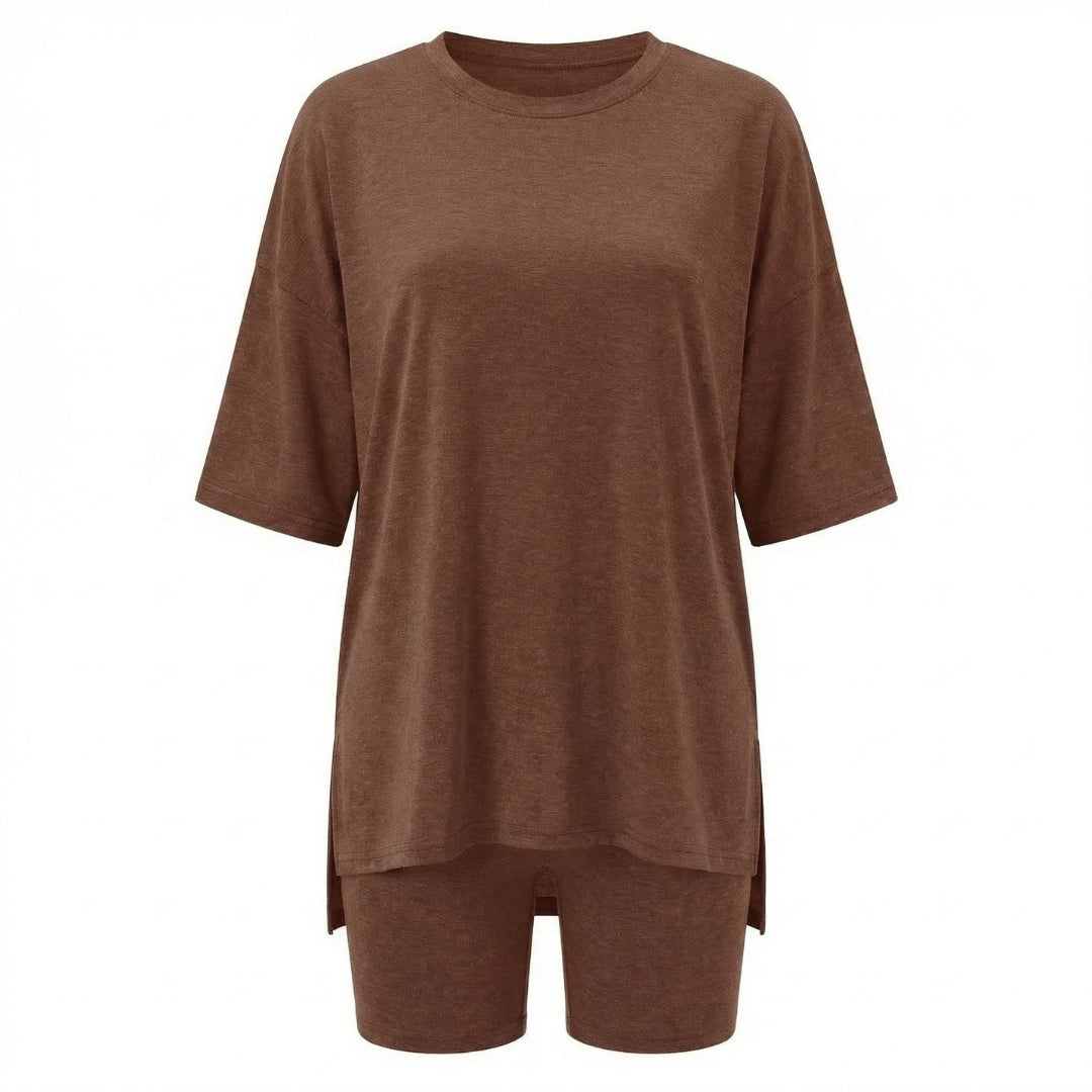 Anaïs | Women’s Viscose-Blend Lounge Set with Biker Shorts