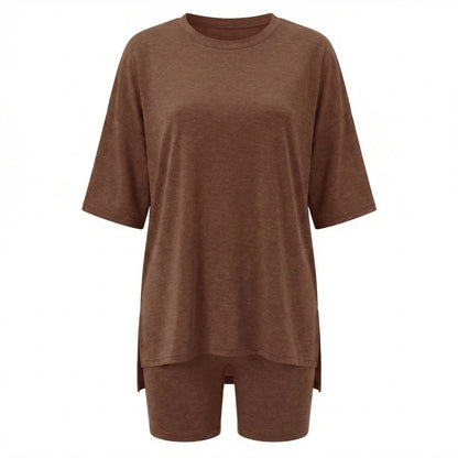 Anaïs | Women’s Viscose-Blend Lounge Set with Biker Shorts