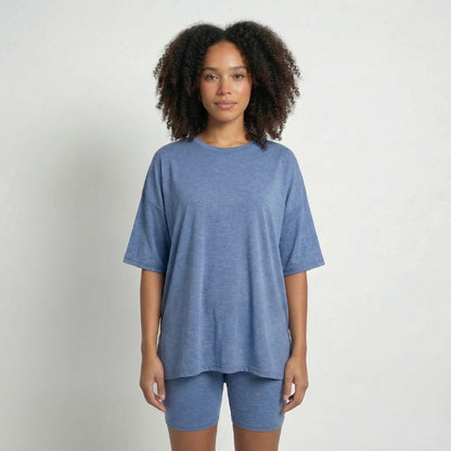 Anaïs | Women’s Viscose-Blend Lounge Set with Biker Shorts