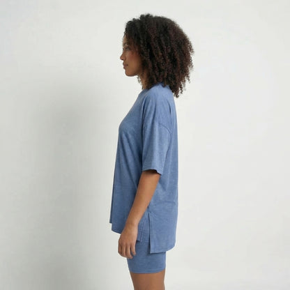 Anaïs | Women’s Viscose-Blend Lounge Set with Biker Shorts