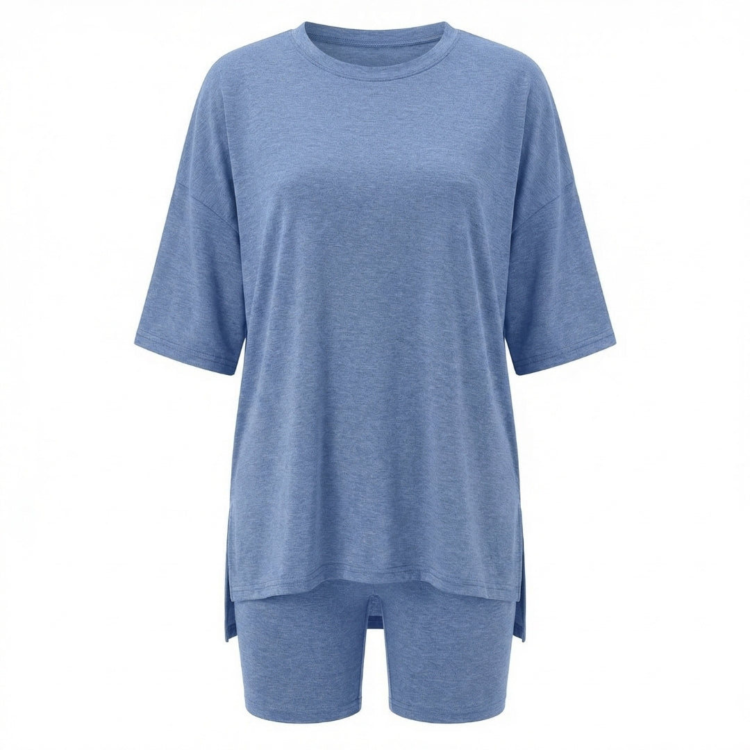 Anaïs | Women’s Viscose-Blend Lounge Set with Biker Shorts