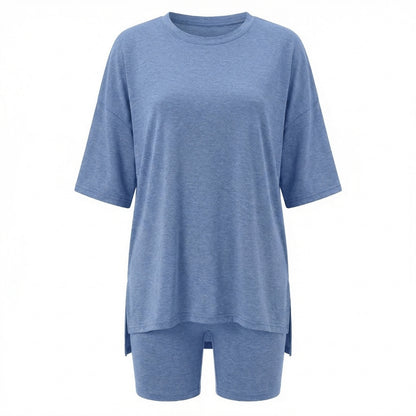 Anaïs | Women’s Viscose-Blend Lounge Set with Biker Shorts