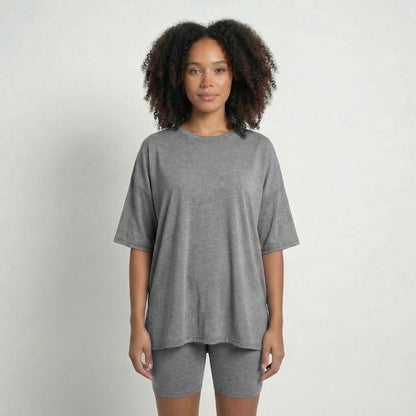 Anaïs | Women’s Viscose-Blend Lounge Set with Biker Shorts
