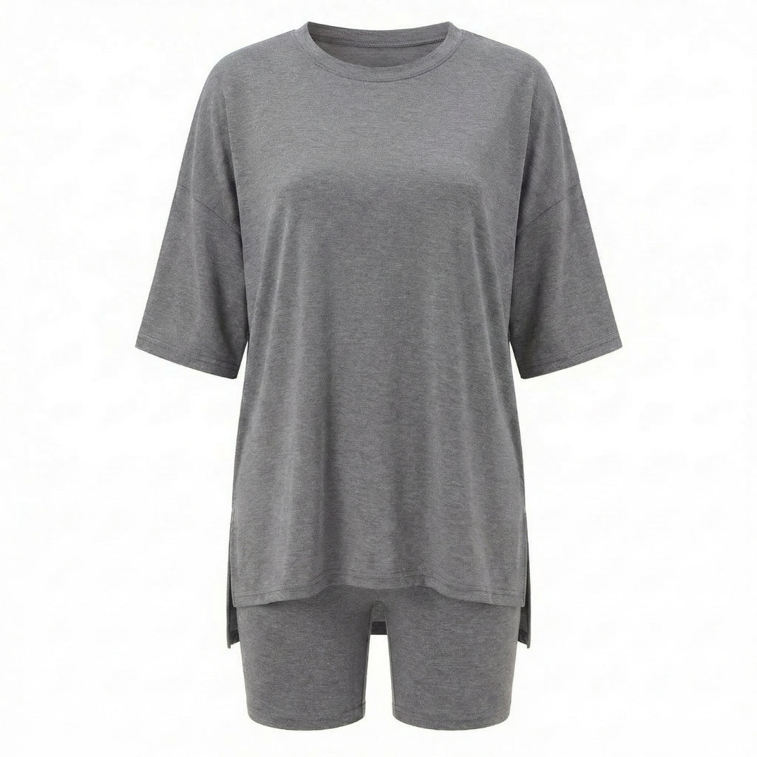 Anaïs | Women’s Viscose-Blend Lounge Set with Biker Shorts