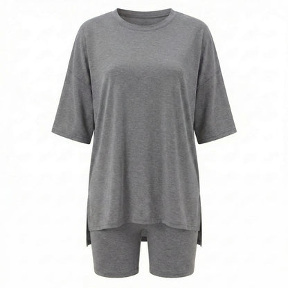 Anaïs | Women’s Viscose-Blend Lounge Set with Biker Shorts