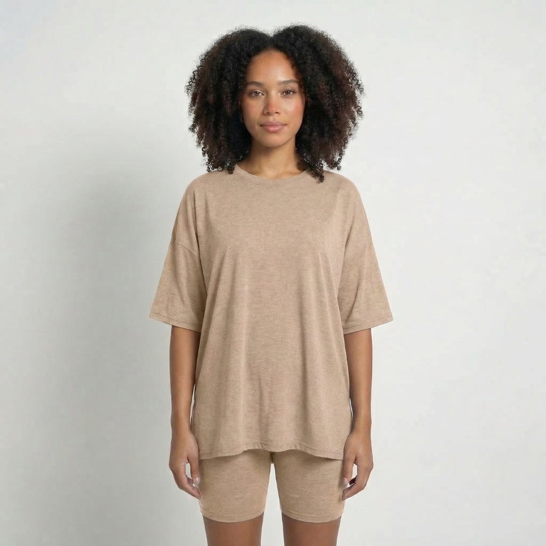 Anaïs | Women’s Viscose-Blend Lounge Set with Biker Shorts