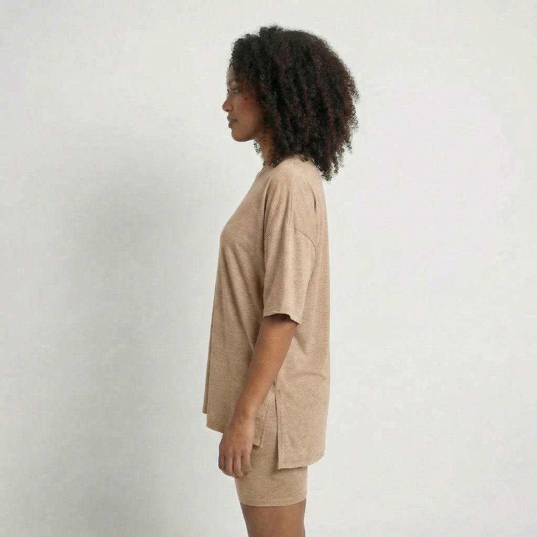 Anaïs | Women’s Viscose-Blend Lounge Set with Biker Shorts