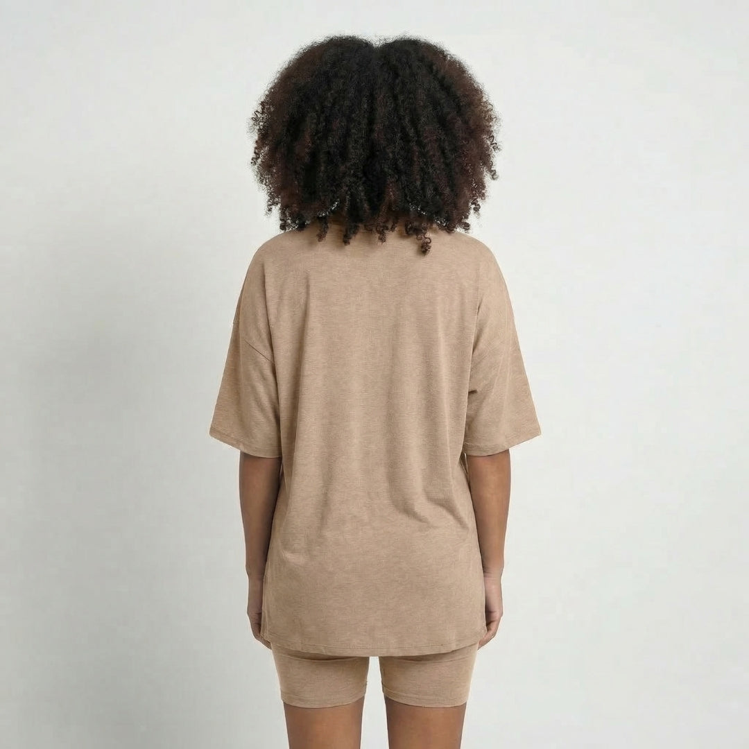 Anaïs | Women’s Viscose-Blend Lounge Set with Biker Shorts