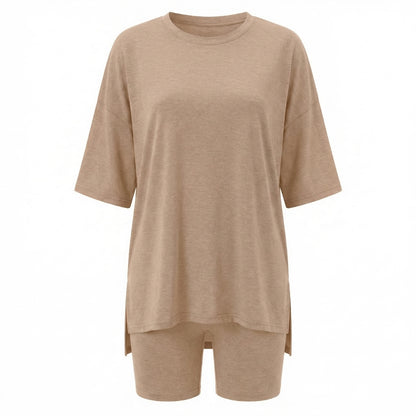 Anaïs | Women’s Viscose-Blend Lounge Set with Biker Shorts