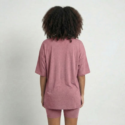 Anaïs | Women’s Viscose-Blend Lounge Set with Biker Shorts