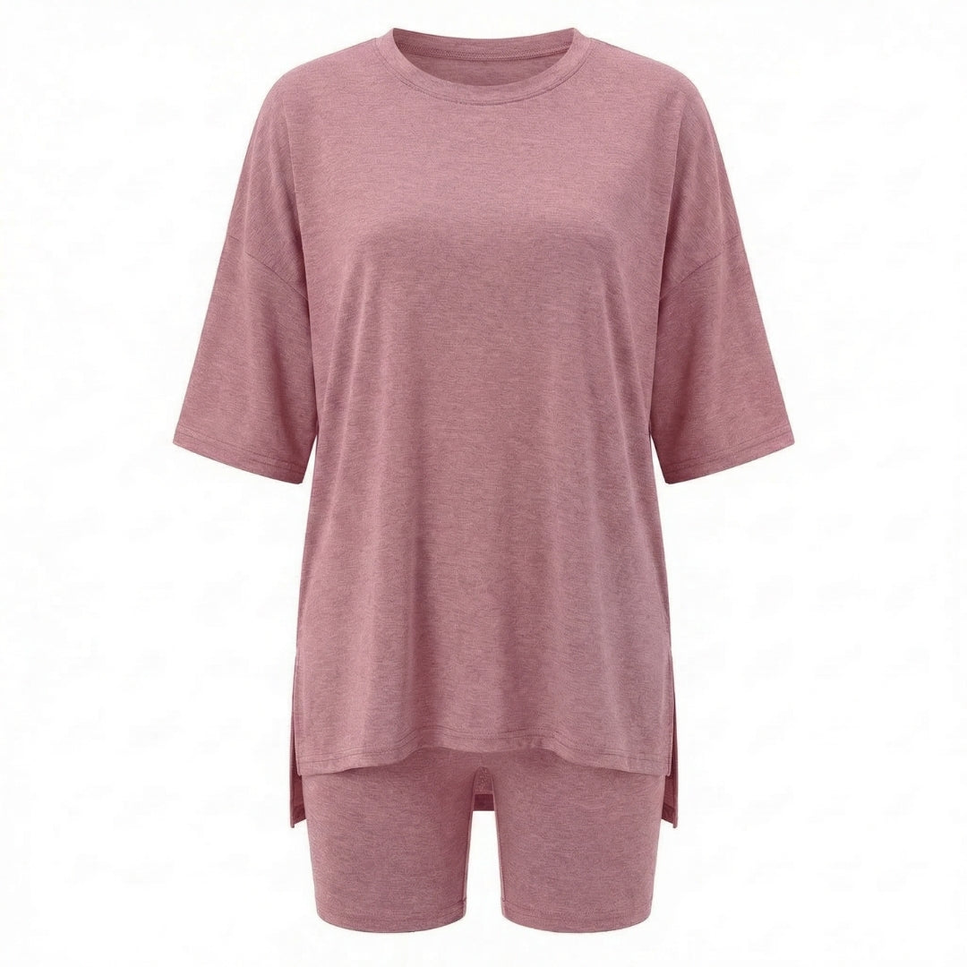 Anaïs | Women’s Viscose-Blend Lounge Set with Biker Shorts