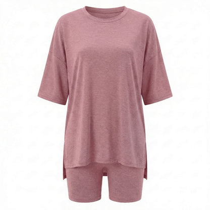 Anaïs | Women’s Viscose-Blend Lounge Set with Biker Shorts