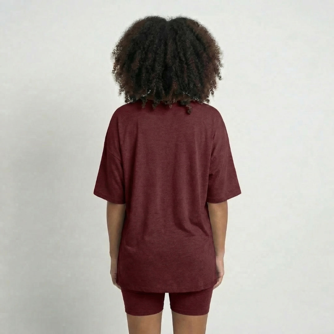 Anaïs | Women’s Viscose-Blend Lounge Set with Biker Shorts