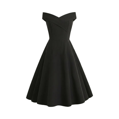 Aurélie Women’s Off-Shoulder A-Line Midi Dress