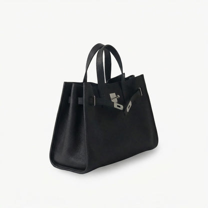 Béatrice | Women’s Leather Tote Bag Drawstring Buckle