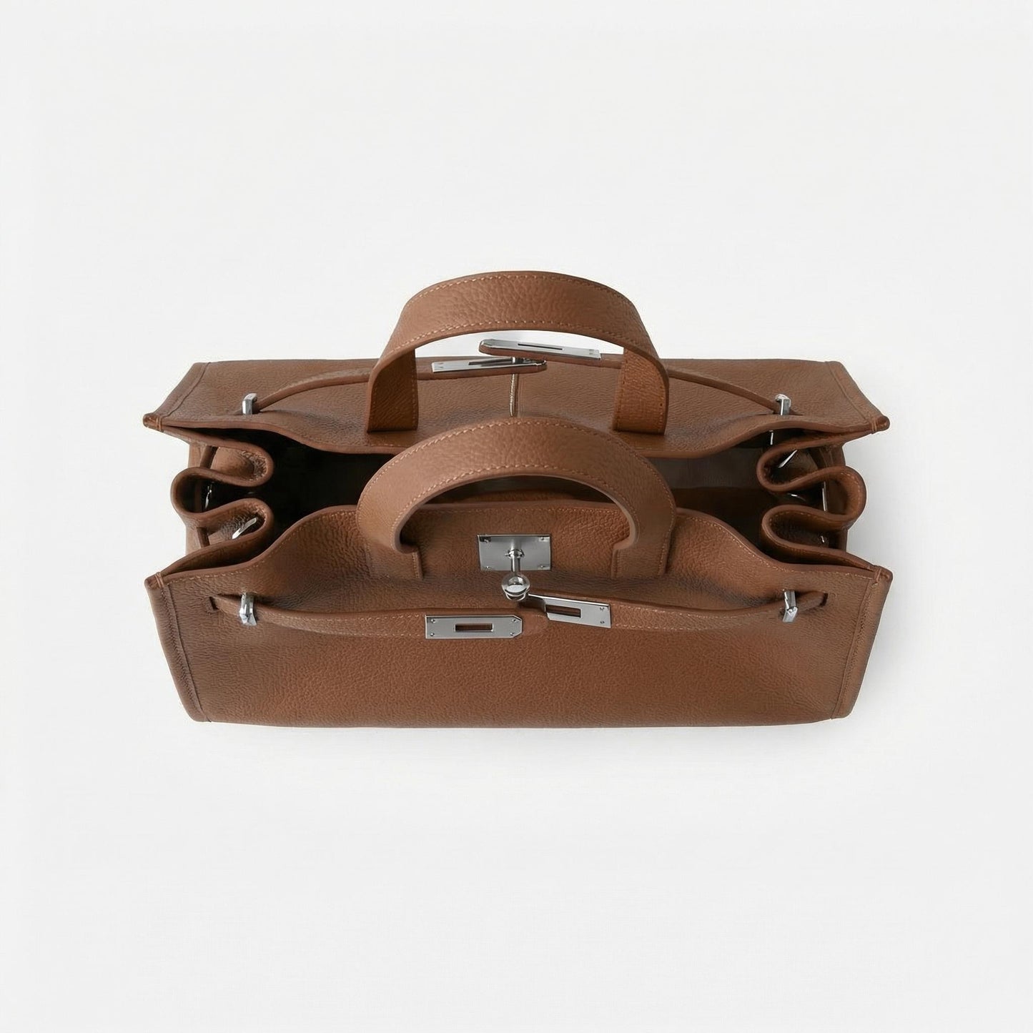 Béatrice | Women’s Leather Tote Bag Drawstring Buckle