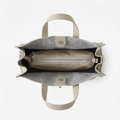 Béatrice | Women’s Leather Tote Bag Drawstring Buckle