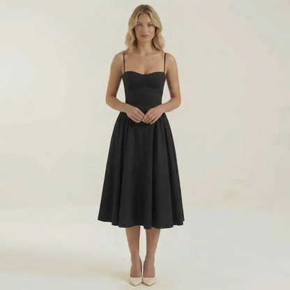 Claire | Corset Midi Dress