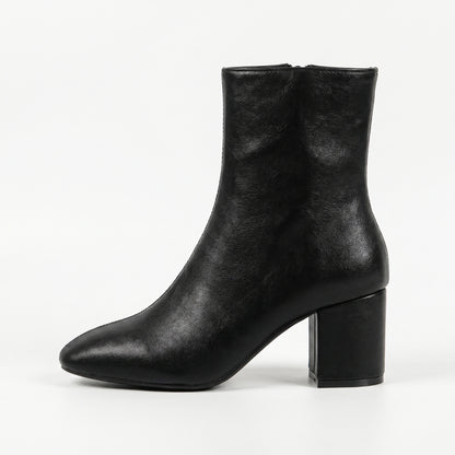 Camille Women’s Patent Block-Heel Ankle Boots