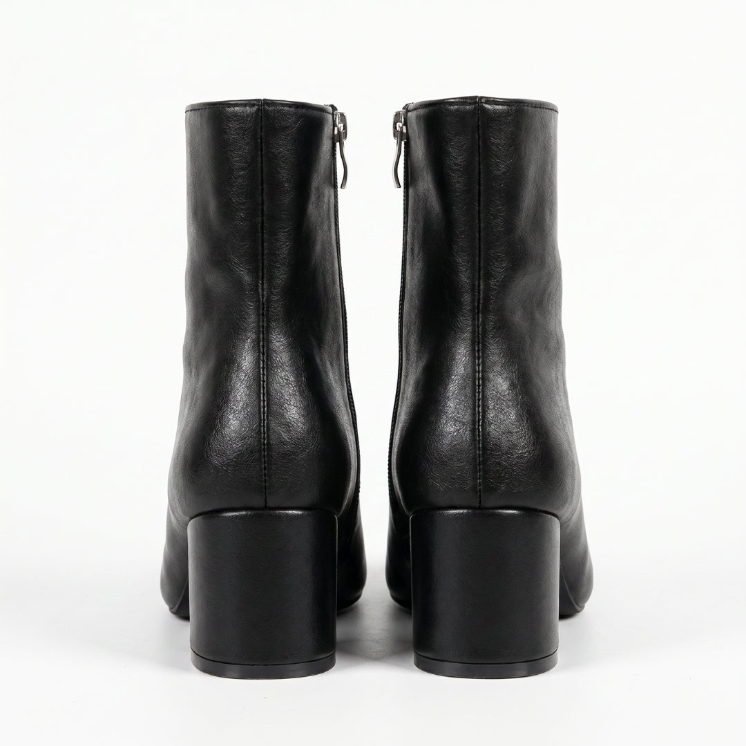Camille Women’s Patent Block-Heel Ankle Boots